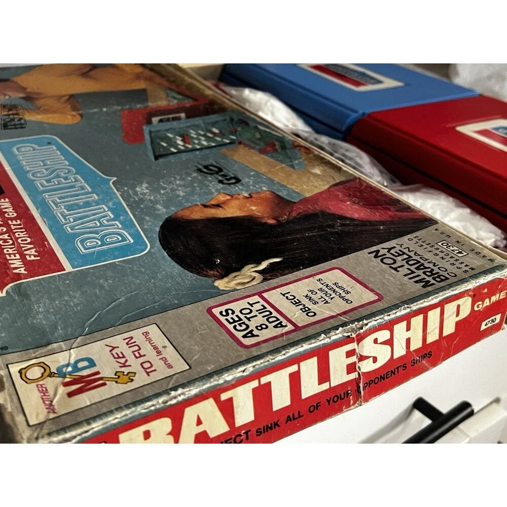 1971 Battleship Game by Milton Bradley Complete in Good Condition